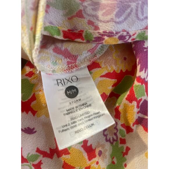 Anthropologie RIXO Storm Floral Midi Dress FEMININE ROMANTIC Size Medium M - Picture 8 of 11